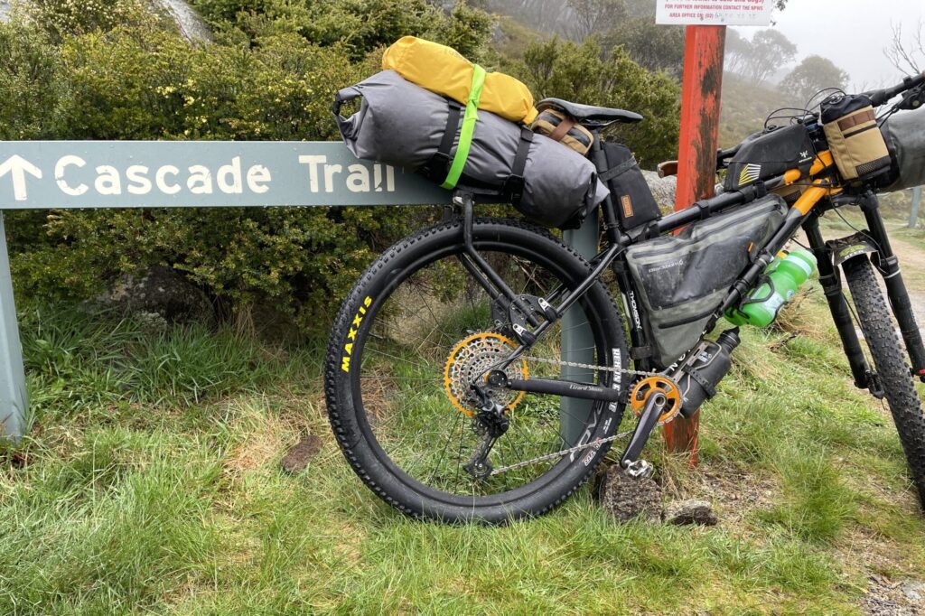 About to set off on another adventure on Cascades Trail, near Thredbo NSW